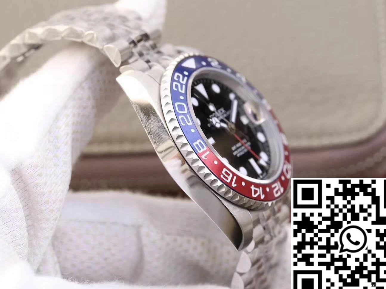 Dial Rolex GM 126710BLRO GMT Factory II Sustainable Black Master 1171 0812